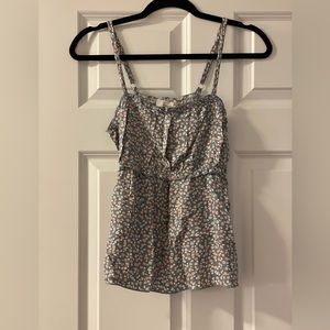 Blue Flowy Tank Top - NWT
